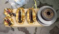Суппорта Brembo Gold 4 pot на Subaru Forester Legacy BR/BM во Владивостоке Суппорт тормозной. Subaru: Forester, Legacy, Outback, Legacy B4, Impreza WRX STI Двигатели: FB20, EJ251, EJ253, EE20Z, FB20B, EJ255, EJ202, FB25B, EJ2...