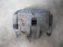 Суппорт передний левый Hyundai Accent II (+Тагаз) 2000-2012; RIO 2005 в Челябинске Суппорт тормозной. Hyundai Accent, LC, LC2, MC Hyundai Verna Kia Rio D3EA, D4FA, G4EA, G4EB, G4ECG, G4ED, G4EDG, G4EE, G4EK