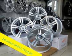 R19 новые, BMW 343 style, серебро, реплика в Армавире BMW. 8.5x19", 5x120.00, ET25, ЦО 72,6 мм.