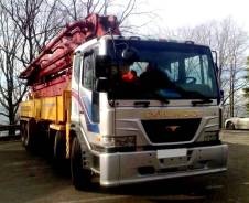 Daewoo Novus, 2002 в Краснодаре Daewoo Novus. Автобетононасос установка SAN/DONG 44м. 2002г. Лизинг., 14 618 куб. см., 44,00 м.