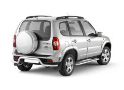 Пороги с алюминиевой площадкой Chevrolet Niva 2009- в Кемерово Подножка. Chevrolet Niva, 21236 Двигатель BAZ2123