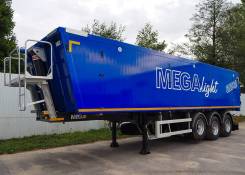 MEGA, 2018 в Москве MEGA. Полуприцеп самосвальный алюминиевый Mega Light 42 m3, 34 000 кг.
