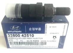 Форсунка Hyundai Galloper 3380042500 4D56 MMC Delica Pajero во Владивостоке Инжектор, форсунка. Kia Bongo Kia Besta Kia Pregio Kia K-series Hyundai: H1, Starex, Porter II, Galloper, Grace, H100, Libero, Porter, Terracan, HD Mi...