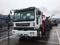 Daewoo Novus, 2018 в Красноярске Daewoo Novus. Бортовой с манипулятором (Воровайка) 2018 г. в. Новый, 5 890 куб. см., 4x2