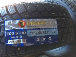 Minerva Eco Stud, 215/55 R17 в Москве Minerva Eco Stud. Зимние, шипованные, 2018 год, новые