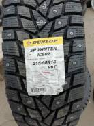 Dunlop SP Winter ICE 02, 215/60 R16 в Братске Dunlop SP Winter ICE 02. Зимние, без шипов, 2018 год, новые