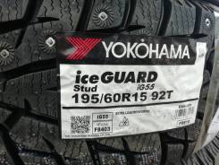 Yokohama Ice Guard IG55, 195 60 15 в Прокопьевске Yokohama Ice Guard IG55. Зимние, шипованные, 2018 год, без износа, 4 шт