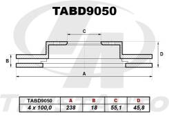 Диск Тормозной Toyota Corolla CE106, EE106V, EE102V, EE103V, EE111 в Находке Диск тормозной. Toyota Sprinter, AE110, CE106, CE107, EE101, EE102, EE103, EE104, EE106, EE107, EE108, EE111, EE104G, EE108G Toyota Corolla Levin, AE1...