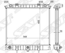Радиатор Land Rover Range Rover (New) 2.5td 94-02 Sat арт. LR0003-94D в Санкт-Петербурге Радиатор Land Rover Range Rover (New) 2.5td 94-02 Sat арт. LR0003-94D