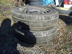 Пара колес, летние шины 175/70 R-13 с дисками 4х100 во Владивостоке Пара колес, летние шины 175/70 R-13 с дисками 4х100. 4.5x13" 4x100.00 ET26 ЦО 50,0 мм.