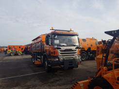 Scania P, 2019 в Москве Scania P. КДМ Scania Bucher, 13 000 куб. см.