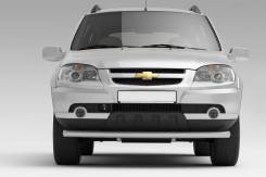 Защита переднего бампера одинарная 63мм Chevrolet Niva 2009 в Кемерово Защита бампера. Chevrolet Niva, 21236 Двигатели: Z18XE, BAZ2123