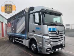 Mercedes-Benz Actros, 2012 в Москве Mercedes-Benz Actros. Mercedes Actros 2545 L, штора 50 м3, гидроборт, без пробега по РФ, 12 809 куб. см., 15 000 кг., 6x2. Под заказ
