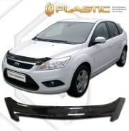 Дефлектор капота Ford Focus 2 CB4 2008-2011 (Мухобойка) в Красноярске Дефлектор капота. Ford Focus, CB4, CA5, CAK, CAP