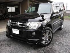 Накладка JAOS на передний бампер на Pajero IV (Паджеро 4) в Абакане Накладка на бампер. Mitsubishi Pajero, V83W, V85W, V87W, V88W, V93W, V97W, V98W 4M40, 4M41, 6G72, 6G74, 6G75