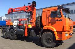 Kanglim KS1256G-II, 2019 в Краснодаре Kanglim KS1256G-II. Седельный тягач Камаз 43118 с КМУ Kanglim KS1256GII в наличии новый, 10 850 куб. см., 8 000 кг., 6x6