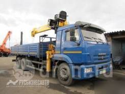 Soosan SCS736LII, 2018 в Москве Soosan SCS736LII. КМУ Камаз 65117-3010-50 (Евро-5) + верх. упр. + борт, 6x4
