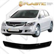 Дефлектор капота Honda Civic седан 4D 2006-2011 (Мухобойка) в Красноярске Дефлектор капота. Honda Civic, FA1, FA3, FA5, FD1, FD2, FD3, FD7, FG1, FG2, FK1, FK2, FK3, FN1, FN2, FN3, FN4 Двигатели: K20A, K20Z3, L13A7, L13Z1, LD...