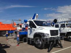 Випо-22, 2018 в Москве Випо-22. Автогидроподъемник ВИПО-22-01 на шасси ГАЗ-33098 (4х2) стрела вперед, 22,00 м.
