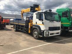 Soosan SCS746L, 2018 в Москве Soosan SCS746L. КМУ Isuzu FVR34UL-SDUS (Евро-5) + КМУ Top, борт сталь, 7 000 куб. см., 12 000 кг., 4x2
