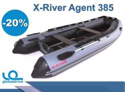 Российская Надувная лодка ПВХ X-River Agent 385. Акция-20% во Владивостоке X-River Agent 385. 2019 год год, длина 3,85 м.