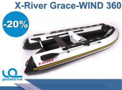 Российская надувная лодка НДНД Grace-WIND 360. Акция - 20% во Владивостоке X-River Grace 360. 2019 год год, длина 3,60 м.