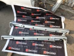 Пороги с накладками Subaru Forester SG5 EJ205 2003 5MT Цвет 01G в Уссурийске Накладка на порог. Subaru Forester, SG5 EJ205