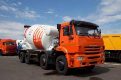 КамАЗ 6540, 2018 в Москве КамАЗ 6540. Автобетоносмеситель 5814Y7 на шасси Камаз 6540-3928-48 (Евро-5), 6 700 куб. см., 7,00 куб. м.
