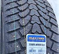 В НАЛИЧИИ В ТЮМЕНИ ПАРА Новые ШИПЫ Maxtrek от Bridgestone 205/50R17, 205/50R17 в Тюмени В НАЛИЧИИ В ТЮМЕНИ ПАРА Новые ШИПЫ Maxtrek от Bridgestone 205/50R17, 205/50R17. Зимние, шипованные, 2018 год, без износа, 2 шт