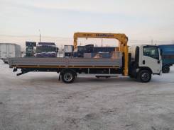 Isuzu NQR, 2019 в Красноярске Isuzu NQR. Isuzu ELF NQR90 борт с КМУ от дилера «Камион» в Красноярске, 5 200 куб. см., 7 000 кг., 4x2