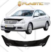 Дефлектор капота Nissan Almera G11, G15 2012–н. в. (Мухобойка) в Красноярске Дефлектор капота. Nissan Almera, G15 Двигатель K4M