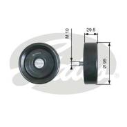 Натяжной ролик Gates T36419 Gates в Новосибирске Натяжной ролик GATES T36419 GATES