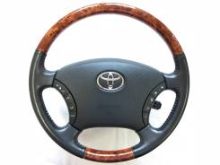Оригинальный руль под дерево Toyota/Lexus в Томске Руль. Toyota: Alphard Hybrid, Camry, Estima Hybrid, Land Cruiser Prado, Highlander, 4Runner, Hilux, Estima, Avensis Verso, Alphard, GX470, Hilux / 4Ru...