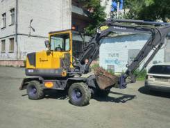 Samsung, 1998 во Владивостоке Samsung. Экскаватор колесный mx3, 0,30 куб. м.