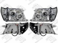 Фара+габарит Toyota LAND Cruiser Prado 96-01 хром тюнинг комплект R+L в Нерюнгри Фара. Toyota Land Cruiser Prado, KZJ90W, KZJ95W, RZJ90W, RZJ95, RZJ95W, VZJ90, VZJ90W, VZJ95, VZJ95W, КZJ90, КZJ95 Двигатели: 1KZTE, 3RZF, 3RZFE, 5VZF...