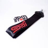 JDMStore | Стропа буксировочная STI style черная в Санкт-Петербурге Строп. Toyota: Crown, Aristo, Verossa, Soarer, Altezza, Brevis, Chaser, Mark II Wagon Blit, Crown Majesta, Mark II, Cresta, Supra Subaru Impreza Nissa...