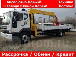 Daewoo Novus, 2018 во Владивостоке Daewoo Novus. Абсолютно новый кран-манипулятор с завода из Ю. Кореи!, 7 640 куб. см., 10 000 кг., 4x2