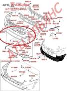 Губа бампера Hyundai Santa FE, BM, 866252B000, 006-0000072, задняя во Владивостоке Губа бампера HYUNDAI SANTA FE, BM, 866252B000, 006-0000072