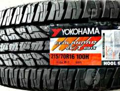Yokohama Geolandar A/T G015, 215/70 R16 *Расширенная Гарантия «САМУРАЙ» - 1 ГОД. При грыже,порезе,любом повреждении шины - бесплатная замена шины! в Новосибирске Yokohama Geolandar A/T G015. Летние, 2019 год, без износа, 4 шт