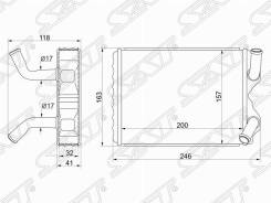 Радиатор отопителя салона Toyota Markii /Chaser /Cresta JZX90 /100 2,0 в Нерюнгри Радиатор отопителя. Toyota: Camry, Mark II, Cresta, Chaser, Mark II Wagon Blit, Verossa, Altezza Lexus ES300, MCV20 Lexus IS300, GXE10 Lexus IS200, GX...