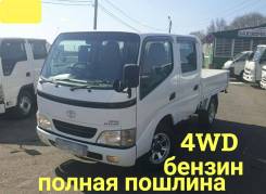 Toyota Dyna, 2008 в Уссурийске Toyota Dyna. 4WD, двухкабинник + борт 1,5 тонны, 2 000 куб. см., 1 500 кг., 4x4