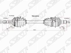 Привод в сборе FR LH Toyota Harrier #CU15 97-03 в Нерюнгри Привод, полуось. Toyota Harrier, ACU15, MCU15. Под заказ