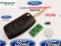 Ключ зажигания (434 Mhz) Ford Focus 2, Mondeo 3 в сборе в Краснодаре Ключ зажигания, смарт-ключ. Ford Focus, CB4, DA3, DB Ford Galaxy, CD340 Ford Fiesta, CB1, CBK, CCN Ford Mondeo, B4Y, B5Y, BWY AODA, AODB, AODE, ASDA...