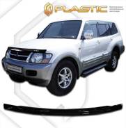 Дефлектор капота Mitsubishi Pajero III V-63,65,68 1999-2006(Мухобойка) в Красноярске Дефлектор капота. Mitsubishi Pajero, V63W, V64W, V65W, V68W, V73W, V75W, V77W, V78W 4D56T, 4M41, 6G72, 6G74, 6G75