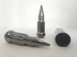 Секретные гайки-пули М14х1,5 (20шт) темный хром в Хабаровске Гайки.