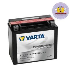  Varta Powersports AGM YTX20L-BS 