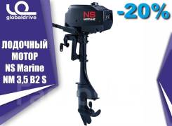 Лодочный мотор Nissan Marine-Tohatsu NS3.5 A2 в Иркутске Nissan Marine. 3,50 л.с., 2-тактный, бензиновый, нога S (381 мм), 2019 год