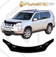 Дефлектор капота (exclusive) Nissan X-Trail T31 2007-2010 (Мухобойка) в Красноярске Дефлектор капота. Nissan X-Trail, DNT31, NT31, T31, T31R, TNT31 Двигатели: M9R, MR20DE, QR25DE