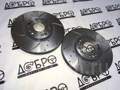 Комплект тормозных перфорированных дисков G-brake GFR-02251 (Japan) во Владивостоке Диск тормозной. Lexus: IS300, IS200, LS400, SC300, SC400, SC430, GS430, GS300, GS400 Toyota: Crown, Aristo, Verossa, Soarer, Altezza, Chaser, Crown Ma...