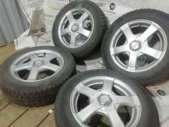 Универсальные диски Kheet на шинах Dunlop 195/60R15 в Иркутске Универсальные диски Kheet на шинах Dunlop 195/60R15. 6.0x15" 4x100.00, 4x114.30 ET45